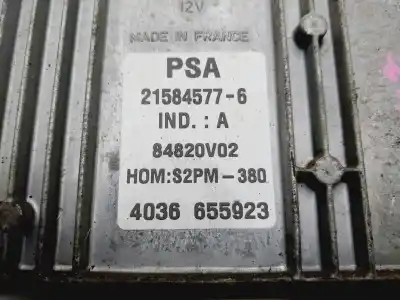 Second-hand car spare part ecu engine control for citroen c3 pluriel 1.4 oem iam references 9653342880  