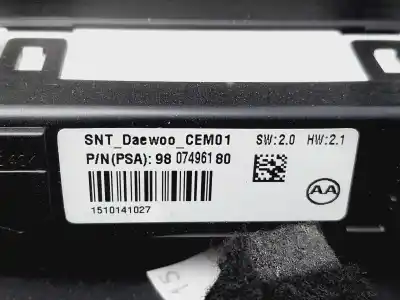 Peça sobressalente para automóvel em segunda mão embelezador das luzes traseiras por ds 5 design 181 cv / 133 kw referências oem iam 9801092877  