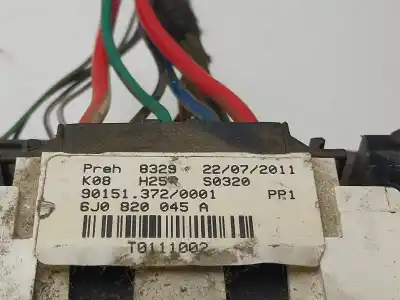 Tweedehands auto-onderdeel verwarming / airconditioning bediening voor seat ibiza iv st (6j8, 6p8) 1.6 tdi oem iam-referenties 6j0820045a