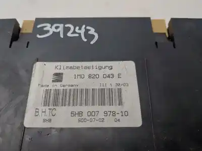Second-hand car spare part climate control for seat leon (1m1) signo oem iam references 1m0820043e  