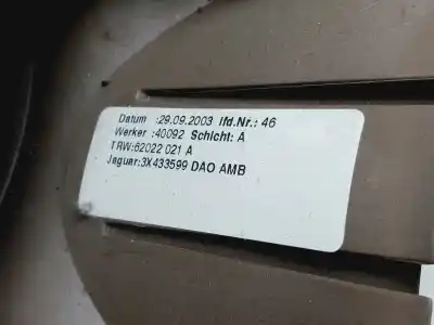 Peça sobressalente para automóvel em segunda mão volante por jaguar x-type 2.0 d classic referências oem iam 3x433599da  