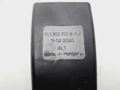 Peça sobressalente para automóvel em segunda mão chicote / encaixe cinto segurança dianteiro esquerdo por skoda octavia combi (5e5) like 150 cv / 110 kw referências oem iam 5g3857755b