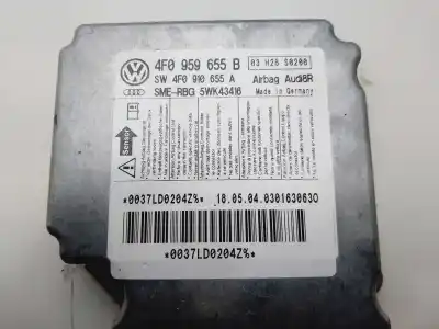 Second-hand car spare part airbag control unit for audi a6 c6 (4f2) 2.4 oem iam references 4f0959655b