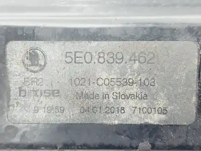 Peça sobressalente para automóvel em segunda mão elevador de vidros traseiro direito por skoda octavia combi (5e5) like 150 cv / 110 kw referências oem iam 5e0839462