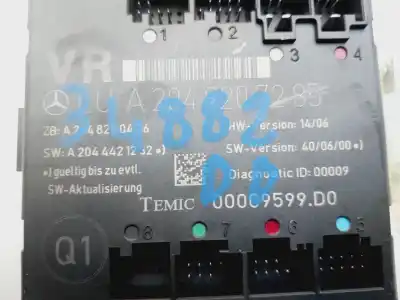 Peça sobressalente para automóvel em segunda mão MÓDULO ELETRÔNICO por MERCEDES-BENZ CLASE C (W204) BERLINA C 220 CDI (204.008) 170 CV / 125 KW Referências OEM IAM A2048207285  
