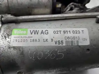 Peça sobressalente para automóvel em segunda mão motor de arranque por seat leon (1p1) 1.6 referências oem iam 02t911023t  