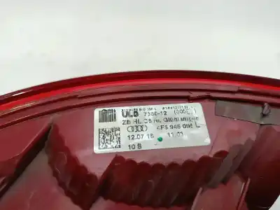Second-hand car spare part right tailgate light for audi a6 berlina (4f2) 2.0 tdi oem iam references 4f5945096l