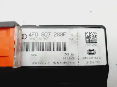 Second-hand car spare part electronic module for audi a6 berlina (4f2) 2.0 tdi oem iam references 4f0907289f  