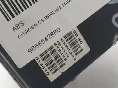Peça sobressalente para automóvel em segunda mão abs por citroen c5 berlina millenium referências oem iam 9666542880  