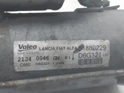 Peça sobressalente para automóvel em segunda mão motor de arranque por citroen nemo nivel b referências oem iam 51880229  