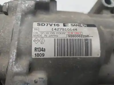 Pièce détachée automobile d'occasion compresseur de climatisation pour dacia duster (hs_) 1.5 dci (hsmc) références oem iam 926006229r