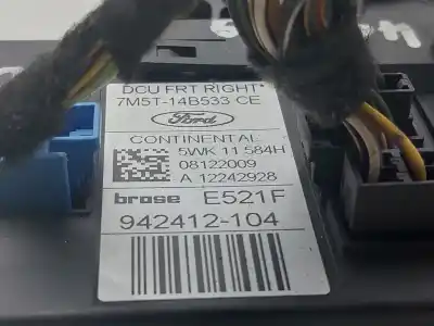 Peça sobressalente para automóvel em segunda mão motor elevador vidro dianteiro direito por ford kuga (cbv) trend referências oem iam 7m5t14b533ce  