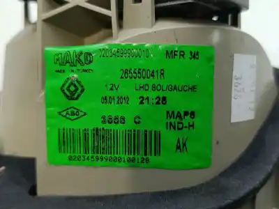 Peça sobressalente para automóvel em segunda mão Farolim Interior Traseiro Esquerdo por RENAULT FLUENCE Dynamique Referências OEM IAM 265550041R  