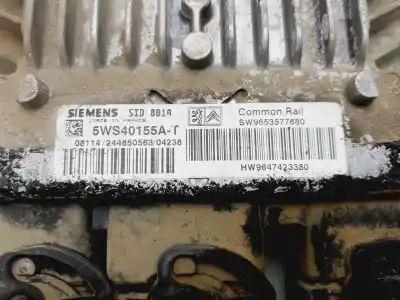 Second-hand car spare part ecu engine control for peugeot partner (s2) combi plus oem iam references 9653577680  