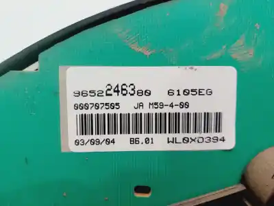 Peça sobressalente para automóvel em segunda mão quadrante por peugeot partner (s2) combi plus referências oem iam 9652246380  