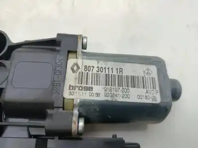 İkinci el araba yedek parçası sag ön cam motoru için renault fluence dynamique oem iam referansları 807301111r