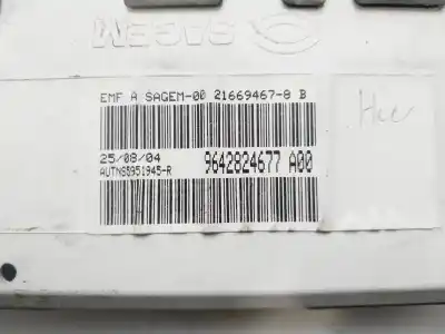 Second-hand car spare part multifunction display for peugeot partner (s2) combi plus oem iam references 9642824677  