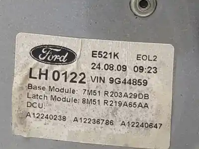 Second-hand car spare part driver left window regulator for ford kuga (cbv) trend oem iam references 7m51r203a29db  