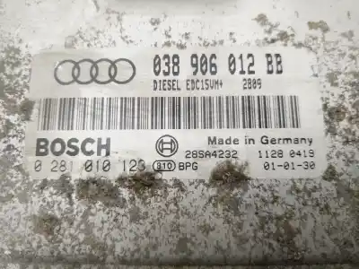 Автозапчасти б/у блок управления двигателем за audi a3 (8l) 1.9 tdi ссылки oem iam 038906012bb  