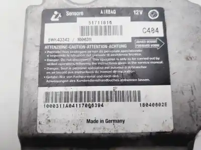 Pezzo di ricambio per auto di seconda mano centralina airbag per fiat stilo (192) 1.9 jtd cat riferimenti oem iam 51711816  