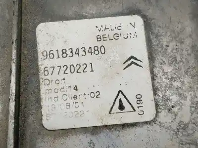 Second-hand car spare part right fog light for citroen saxo 1.5 diesel 42 oem iam references 9618343480