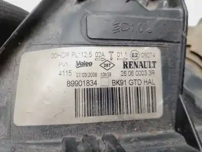 Second-hand car spare part Left Headlight for RENAULT LAGUNA III Expression OEM IAM references 260600033R  