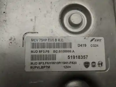 Peça sobressalente para automóvel em segunda mão centralina de motor uce por peugeot bipper básico referências oem iam 51918357