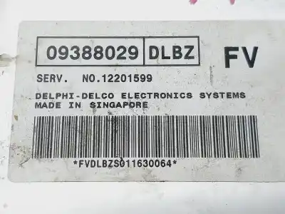 Second-hand car spare part ecu engine control for daewoo lanos se oem iam references 09388029  
