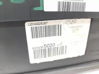 Peça sobressalente para automóvel em segunda mão quadrante por renault clio iii confort dynamique referências oem iam 8200305020f  
