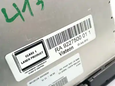 Peça sobressalente para automóvel em segunda mão sistema de áudio / rádio cd por bmw x1 (e84) x1 xdrive 18d referências oem iam 9227500011