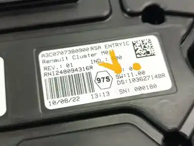 Автозапчастина б/у панель інструментів для dacia duster i h5h490 посилання на oem iam a3c0707  
