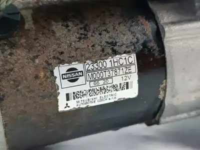 Peça sobressalente para automóvel em segunda mão motor de arranque por nissan note (e12) hr12dr referências oem iam 233001hc1c  