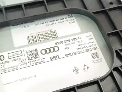 Second-hand car spare part audio system / radio cd for audi a4 b9 (8w2, 8wc) 1.4 tfsi oem iam references 8w0035192c