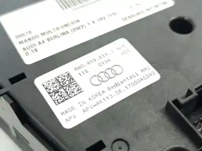 Second-hand car spare part multifunction switch for audi a4 b9 (8w2, 8wc) 1.4 tfsi oem iam references 8w0919614j  
