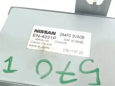 Peça sobressalente para automóvel em segunda mão módulo eletrônico por nissan note (e12) hr12dr referências oem iam 284f03va0b  