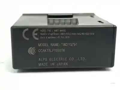 Peça sobressalente para automóvel em segunda mão módulo eletrônico por nissan note (e12) hr12dr referências oem iam twd1g791