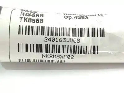 Peça sobressalente para automóvel em segunda mão fio por nissan note (e12) hr12dr referências oem iam 240163vv0b  