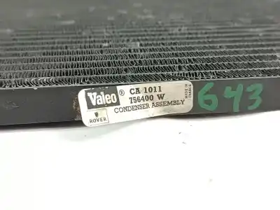 Peça sobressalente para automóvel em segunda mão condensador / radiador de ar condicionado por mg rover serie 400 (rt) 2.0 turbodiesel referências oem iam 756400w