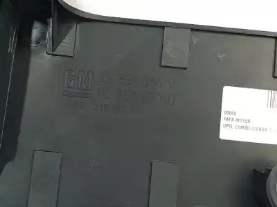 Second-hand car spare part engine cover for opel combo z17dth oem iam references 55351691v  