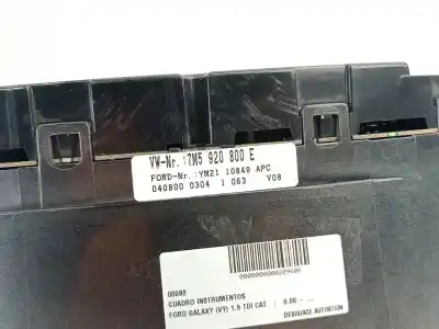 Peça sobressalente para automóvel em segunda mão quadrante por ford galaxy (vy) auy referências oem iam 7m5920800e  