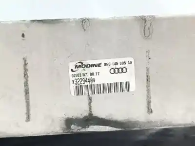 Автозапчастина б/у інтеркулер для audi a4 b7 (8ec) 2.0 tdi 16v посилання на oem iam 8e0145805aa