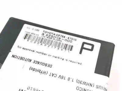 Pezzo di ricambio per auto di seconda mano MODULO ELETTRONICO per TOYOTA PRIUS (ZVW30)  Riferimenti OEM IAM 8978447010  
