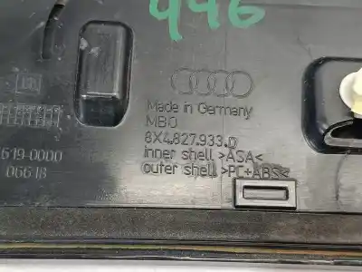 Автозапчастина б/у задне крило для audi a1 sportback (gba) 30 tfsi посилання на oem iam 8x4827933d  