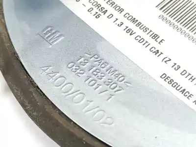 Pezzo di ricambio per auto di seconda mano tappo esterno del carburante per opel corsa c 1.3 16v cdti cat (z 13 dt / ln9) riferimenti oem iam 13183307  