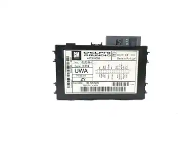 Pezzo di ricambio per auto di seconda mano modulo elettronico per opel corsa c 1.3 16v cdti cat (z 13 dt / ln9) riferimenti oem iam 13252891  