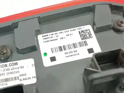 Pezzo di ricambio per auto di seconda mano LUCI POSTERIORI DESTRA per BMW SERIE X1  Riferimenti OEM IAM 735071610  
