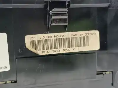 Автозапчастина б/у панель інструментів для seat leon (1m1) 1.9 tdi посилання на oem iam 8l0920931  