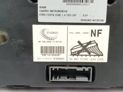 İkinci el araba yedek parçası  için FORD FIESTA  OEM IAM referansları 2S6F10849  