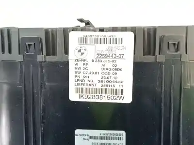 Peça sobressalente para automóvel em segunda mão quadrante por bmw x1 (e84) sdrive 18d referências oem iam 928381502  