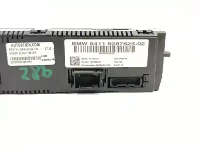 Peça sobressalente para automóvel em segunda mão comando de sofagem (chauffage / ar condicionado) por bmw x1 (e84) sdrive 18d referências oem iam 6411928762502